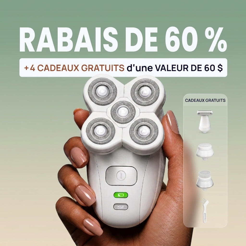 Vellaro® — jambes, maillot, corps. Un seul rasoir