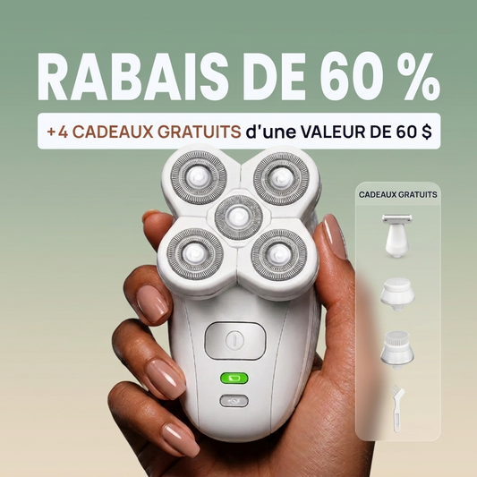 Vellaro® — jambes, maillot, corps. Un seul rasoir